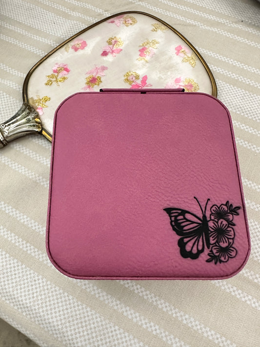 Floral Butterfly Jewelry Box