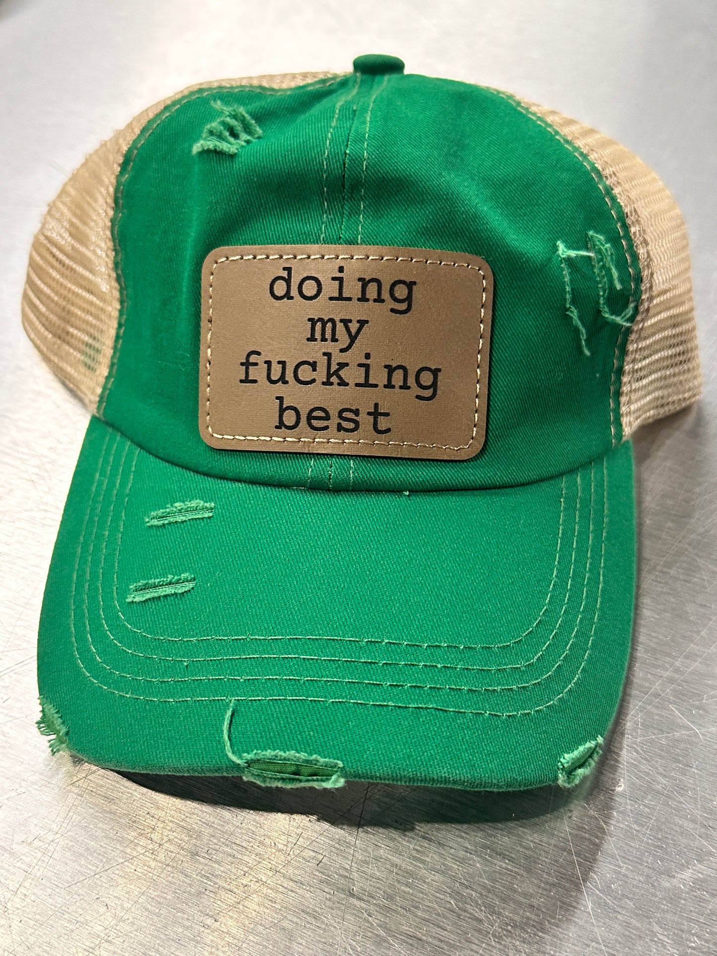 Doing My Best Women's Criss Cross Hat