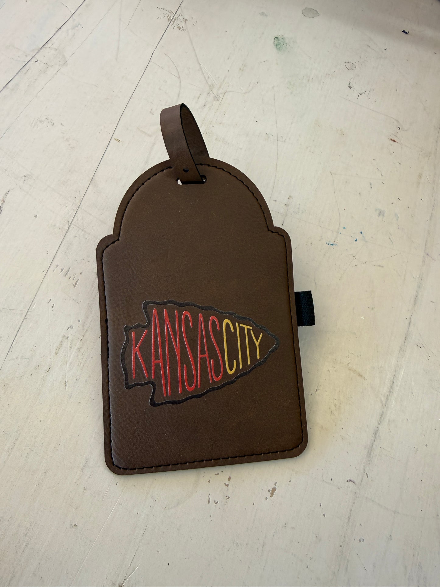 UV Printed Ombre Arrowhead Kingdom Golf Bag Tag