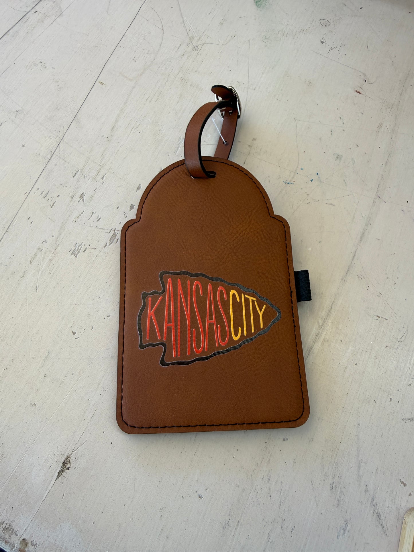 UV Printed Ombre Arrowhead Kingdom Golf Bag Tag