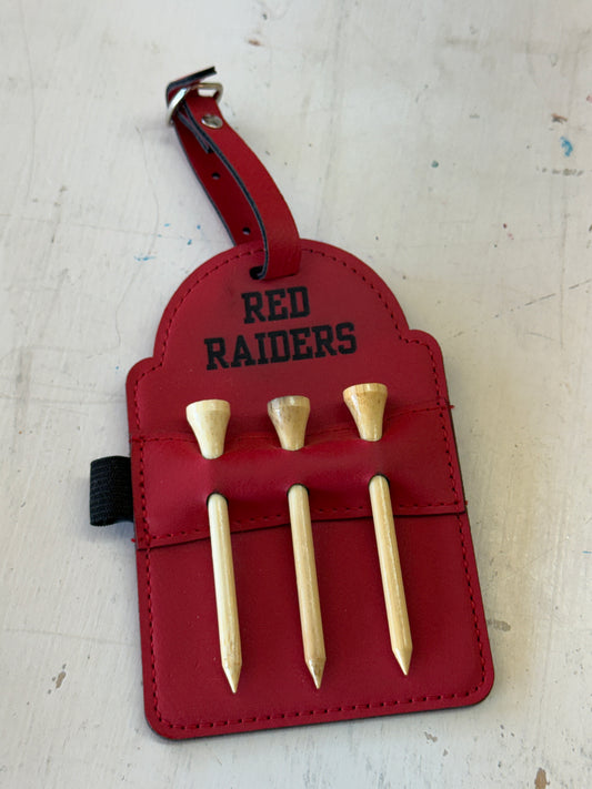Red Raiders Golf Bag Tag