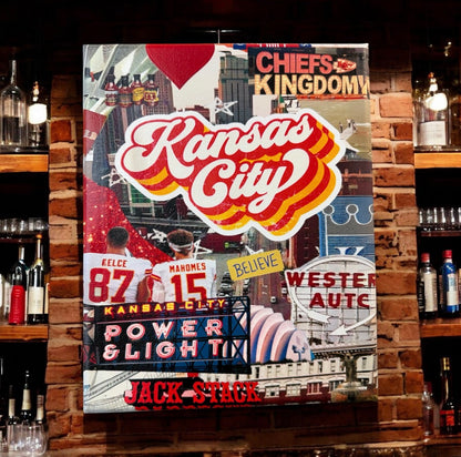 Kansas City Collage Canvas