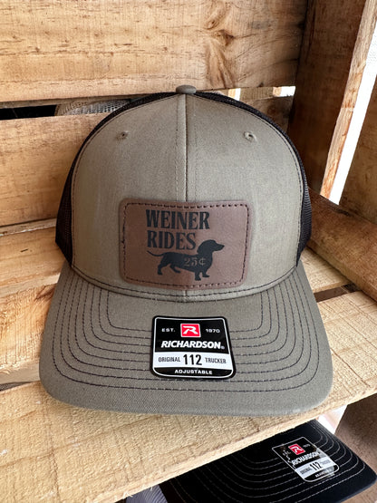 Weiner Rides Hat Men's Richardson 112 Trucker Hat