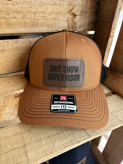 Shit Show Supervisor Men's Richardson 112 Trucker Hat