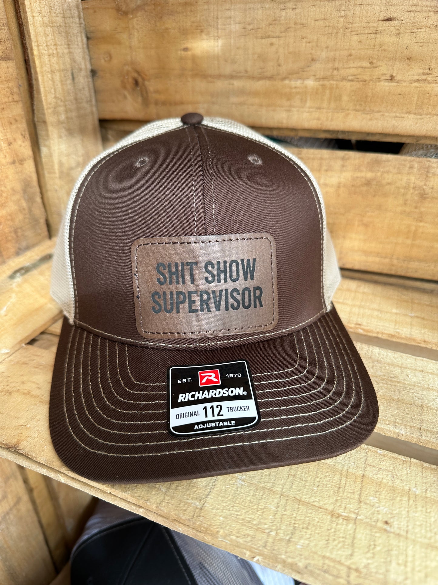 Shit Show Supervisor Men's Richardson 112 Trucker Hat