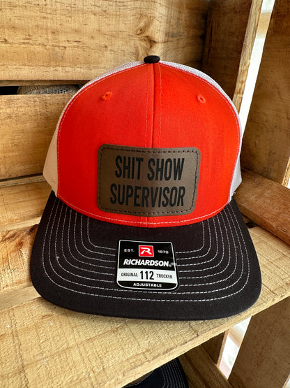 Shit Show Supervisor Men's Richardson 112 Trucker Hat