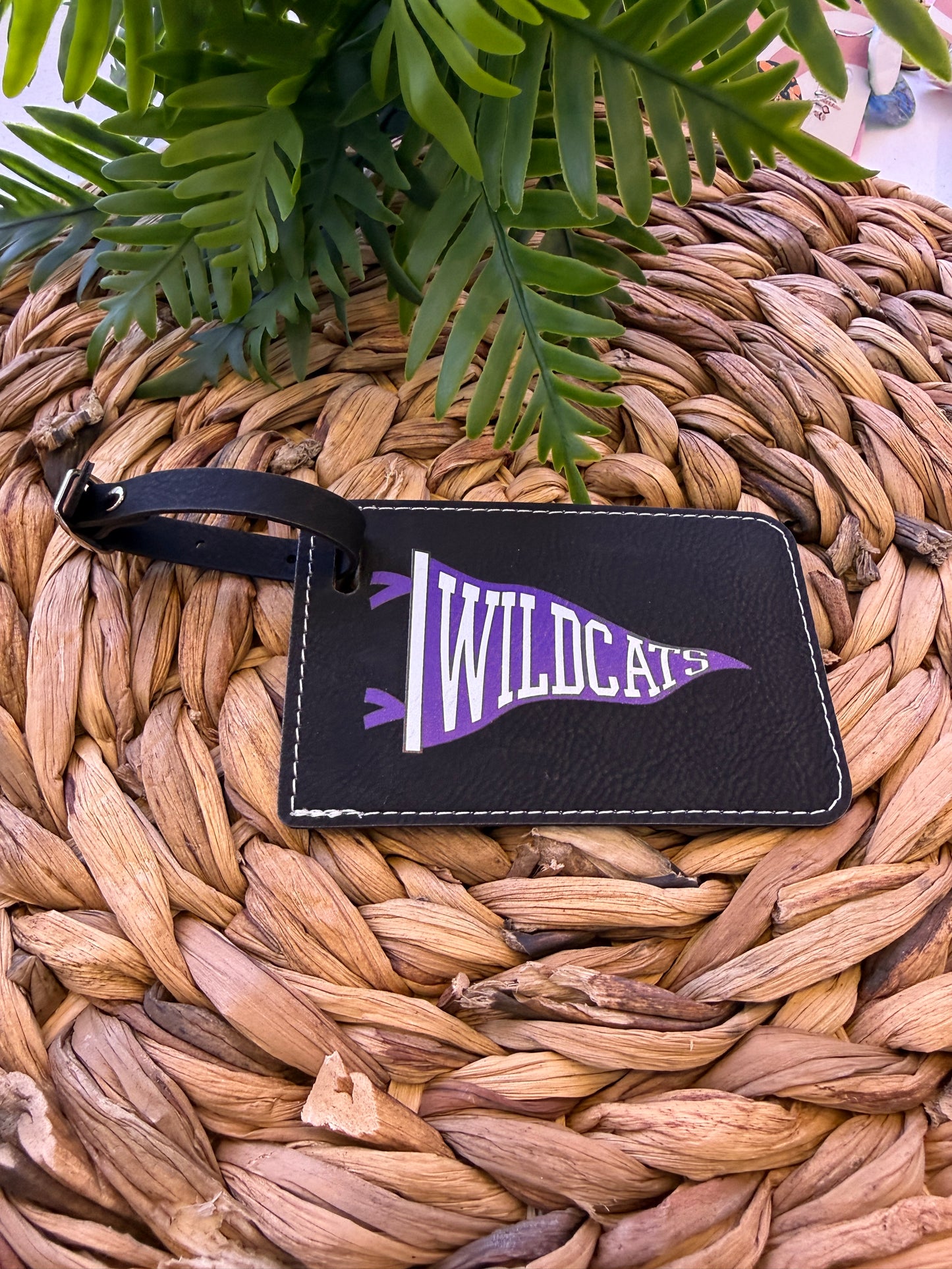 UV Printed Wildcats Pendant Luggage Tag