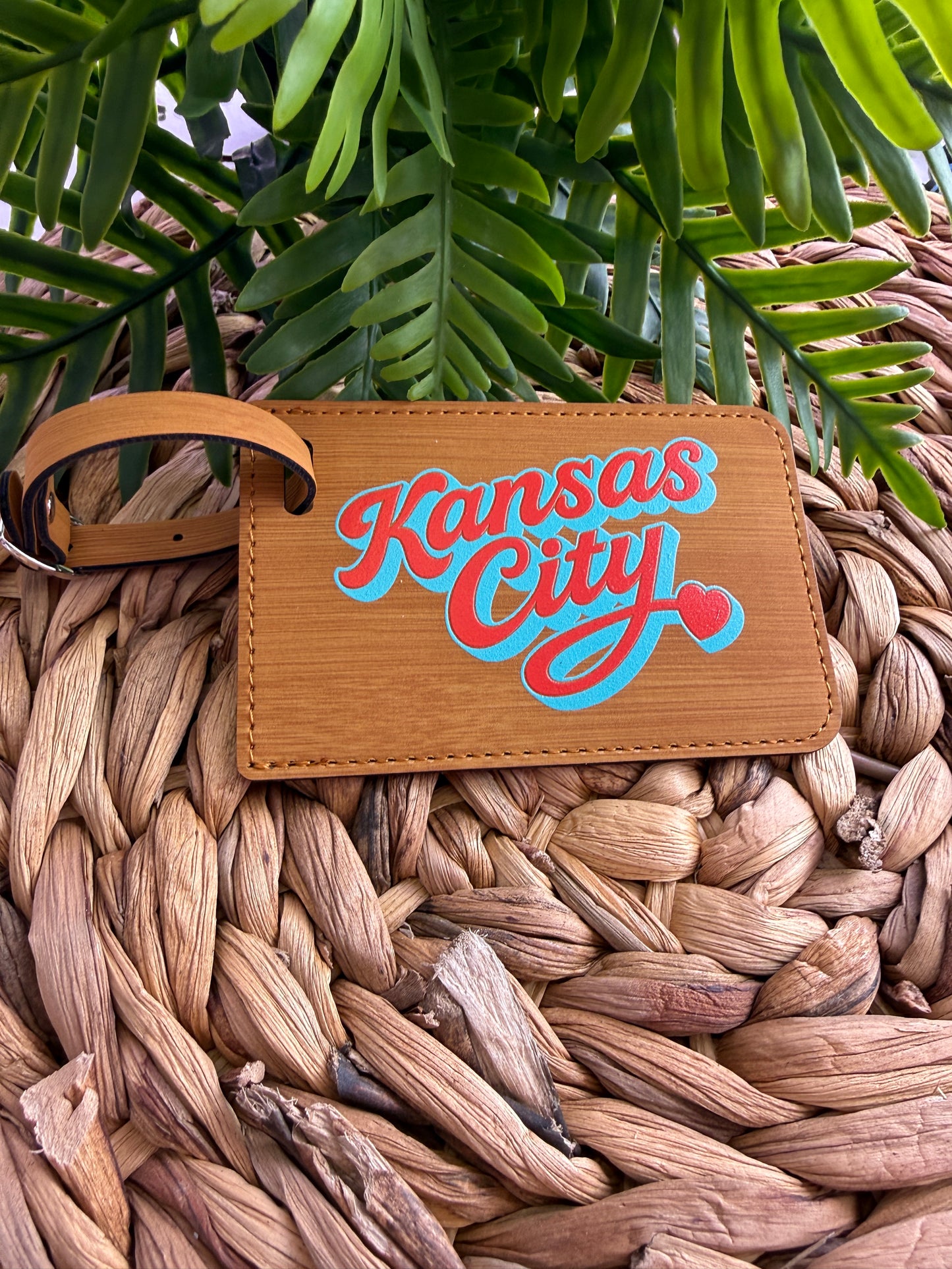 KC Home Team Soccer Luggage Tag