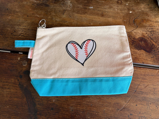 Heart Stitch Cosmetic Bag