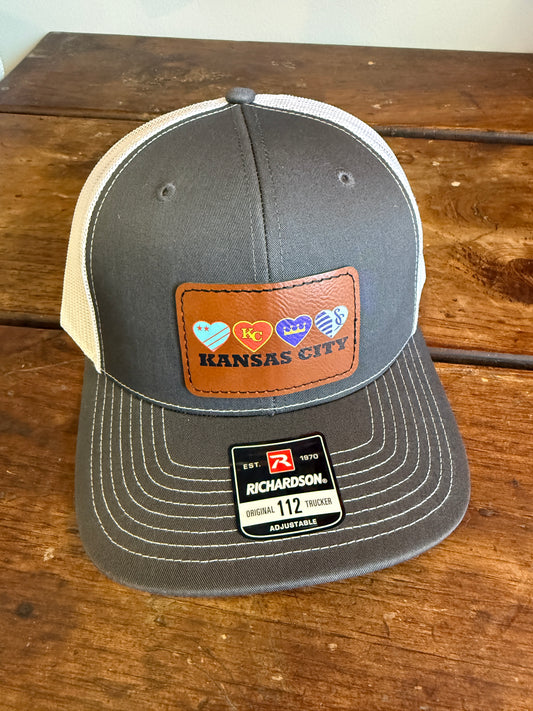 UV Printed Kansas City Sports Men's Richardson 112 Trucker Hat