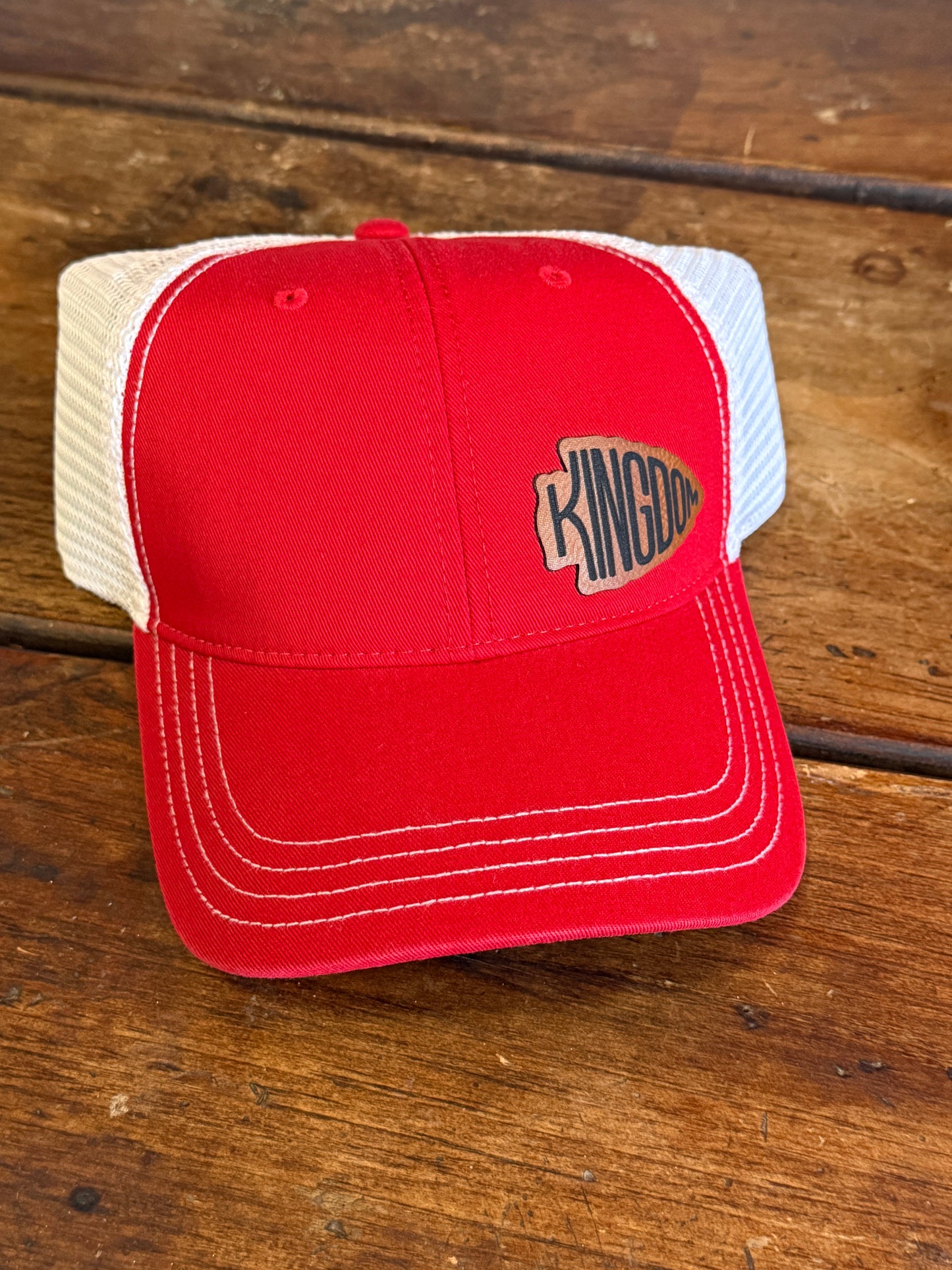 Engraved Kingdom Cutout Richardson 111 Trucker Hat