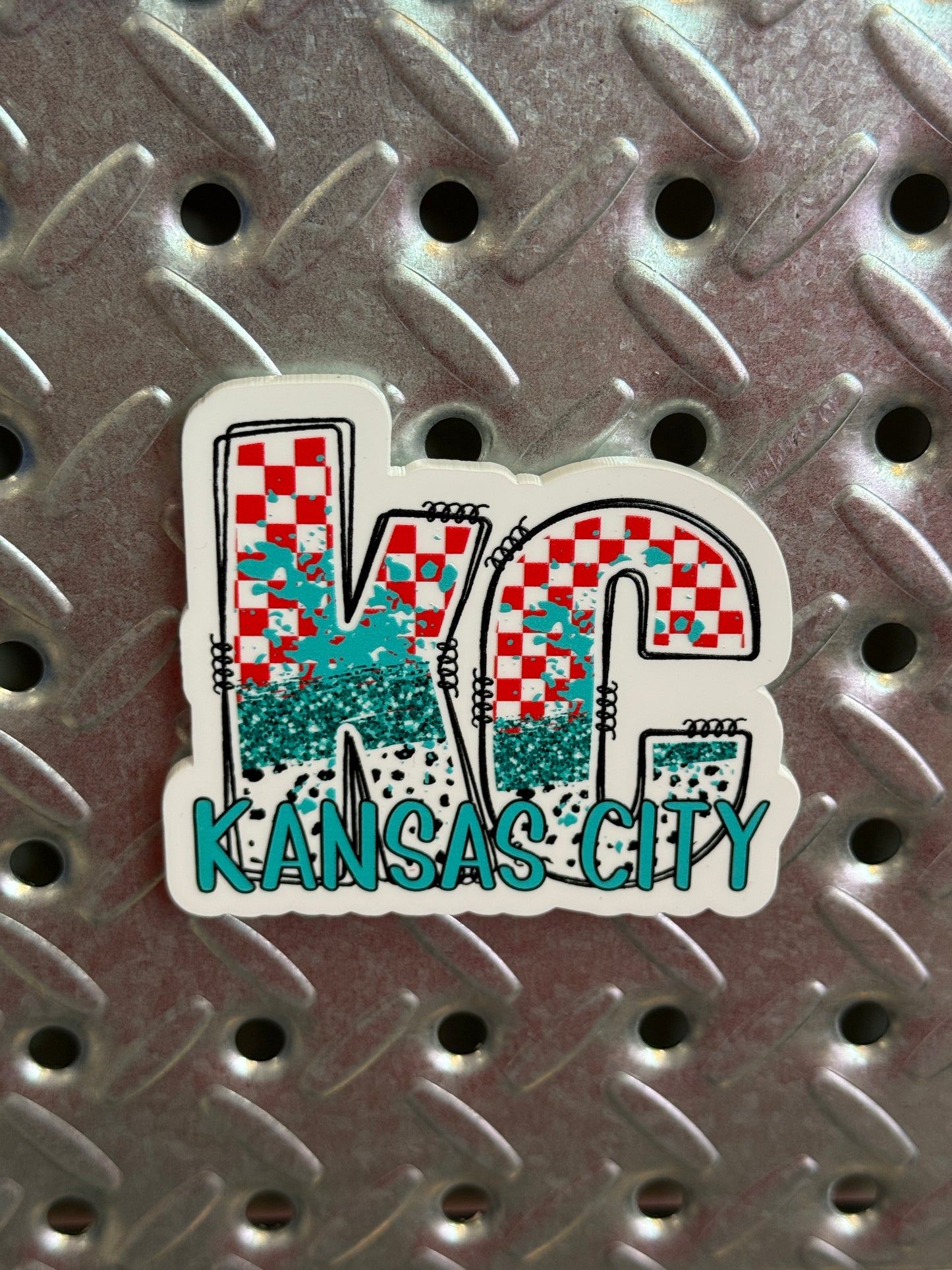 KC Checkered Paint Magnets (Multiple Colors Available)
