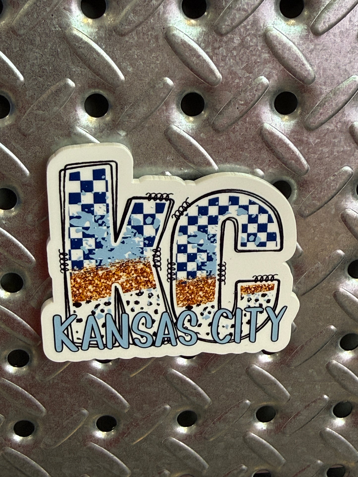 KC Checkered Paint Magnets (Multiple Colors Available)