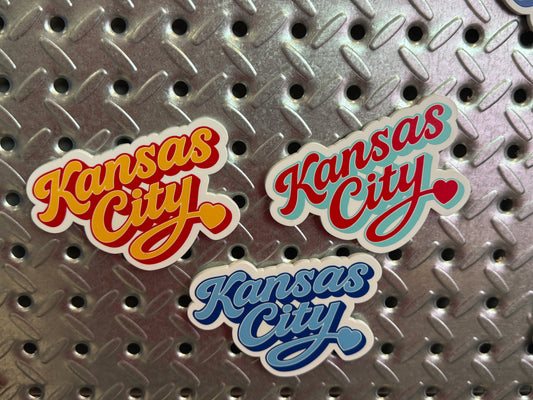 Kansas City Script Magnets (Multiple Colors Available)