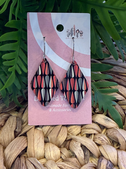 UV Printed Midnight Mod Dangle Earrings