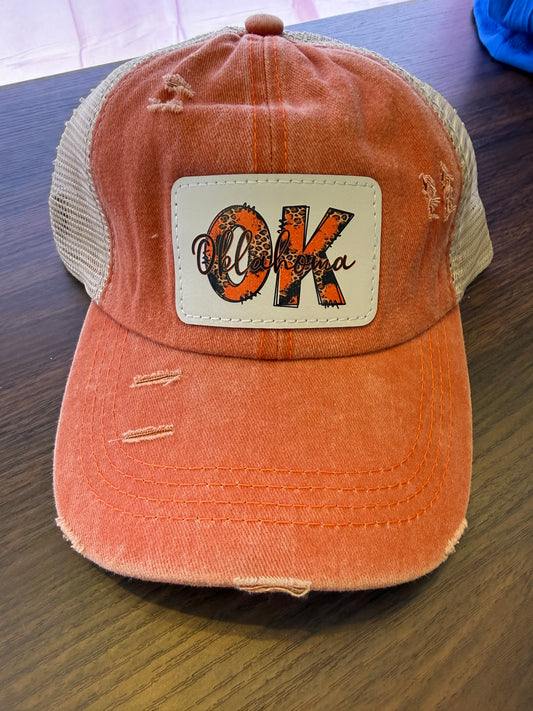 UV Printed Oklahoma Untamed Women's Ponytail Hat
