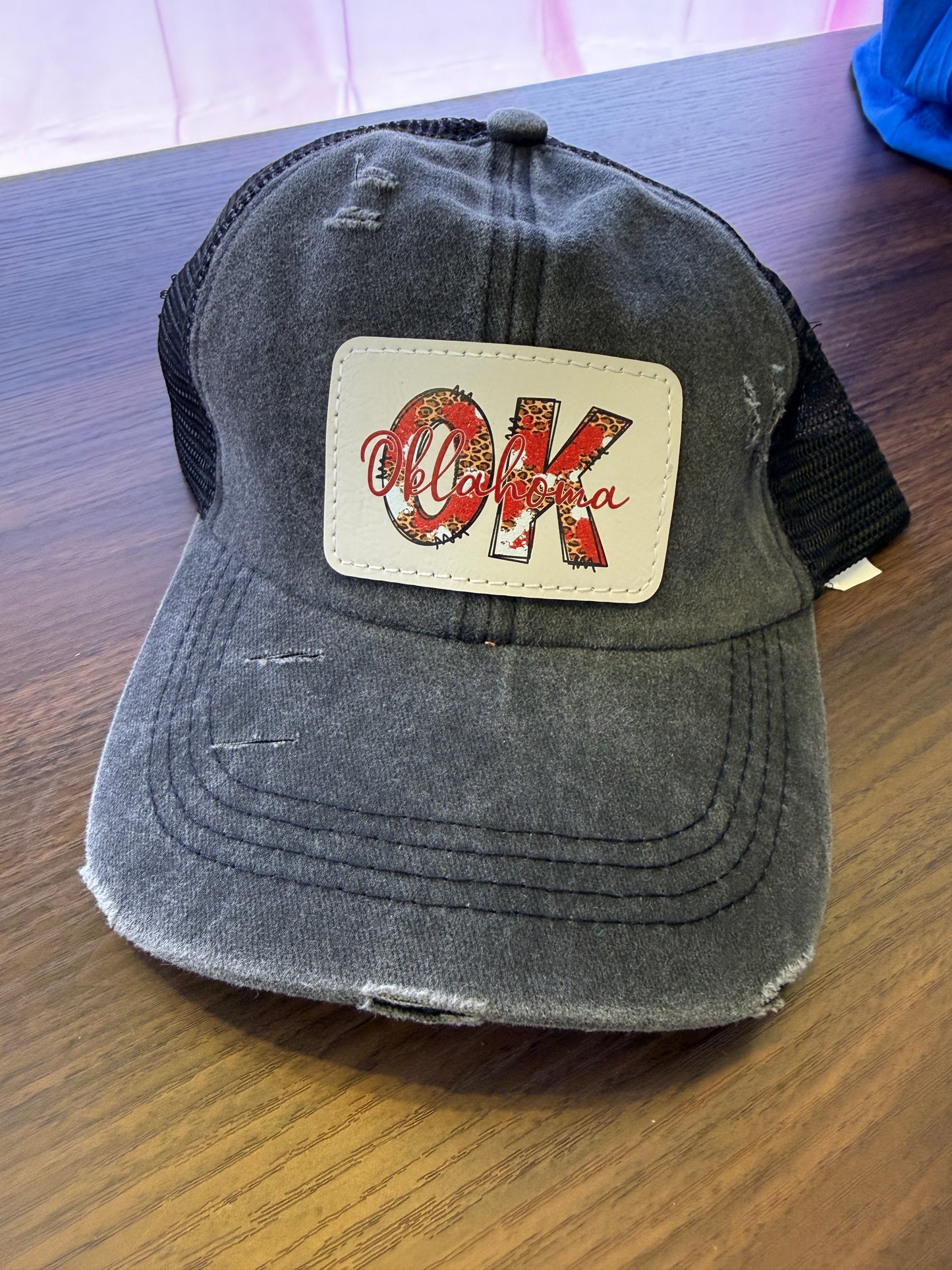 UV Printed Oklahoma Untamed Women's Ponytail Hat