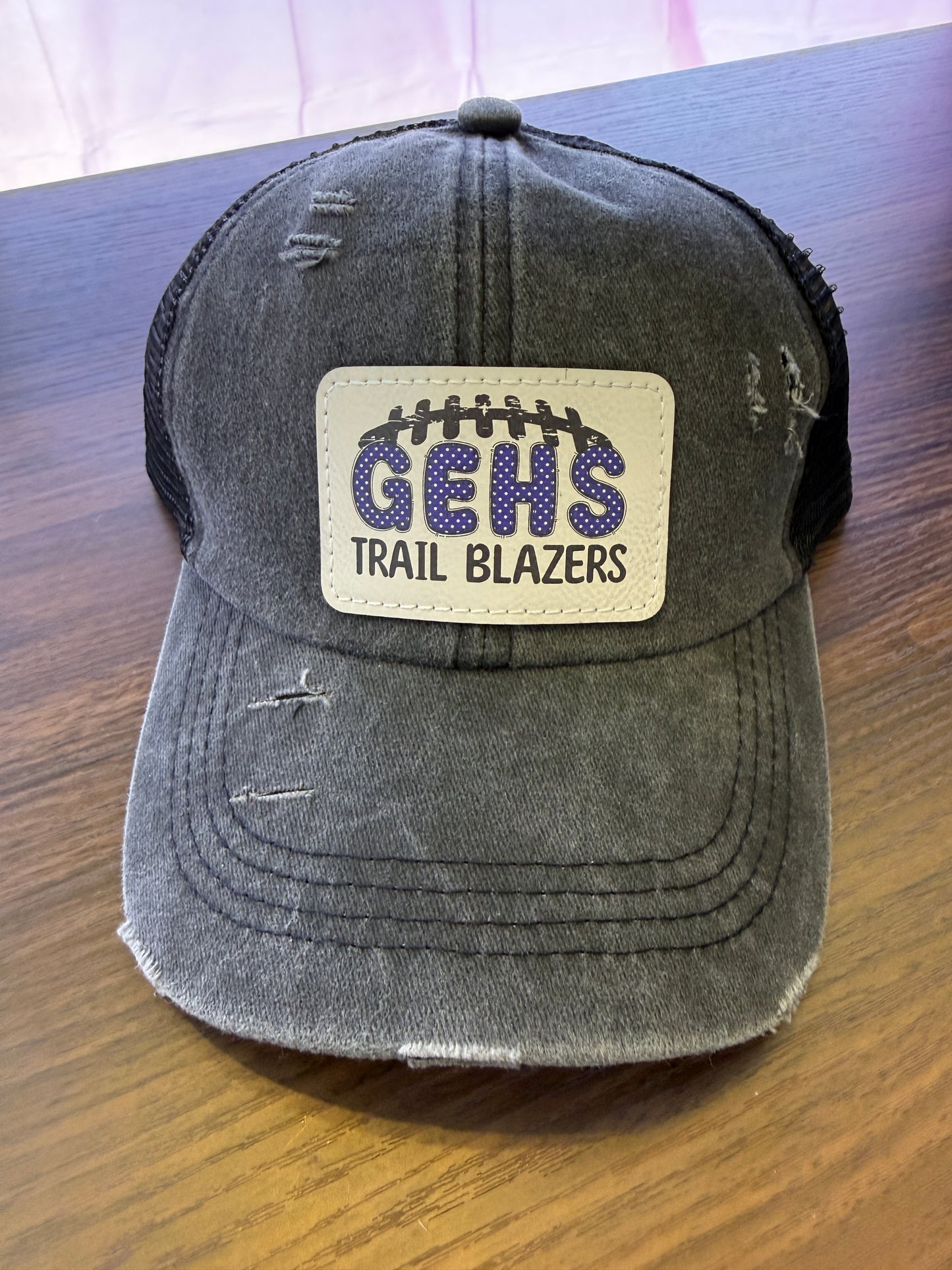 UV Printed GEHS Trail Blazers Women's Ponytail Hat
