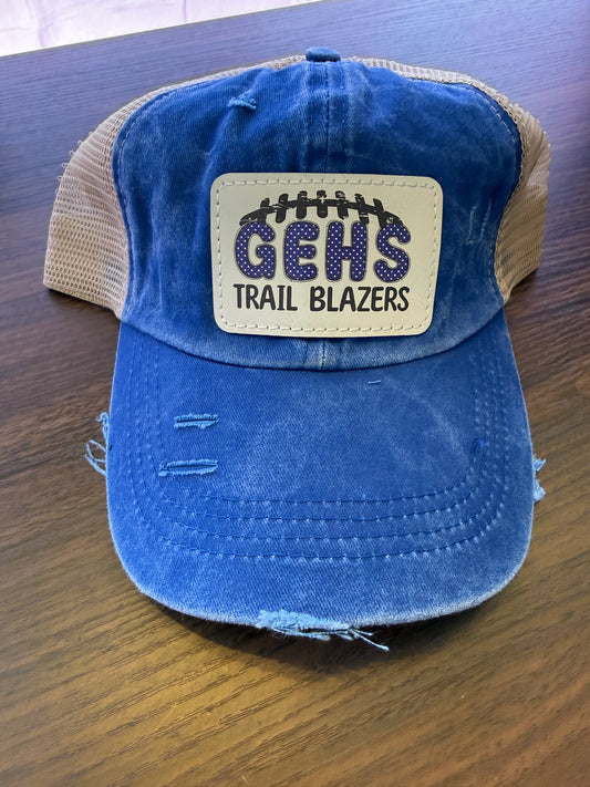 UV Printed GEHS Trail Blazers Women's Ponytail Hat
