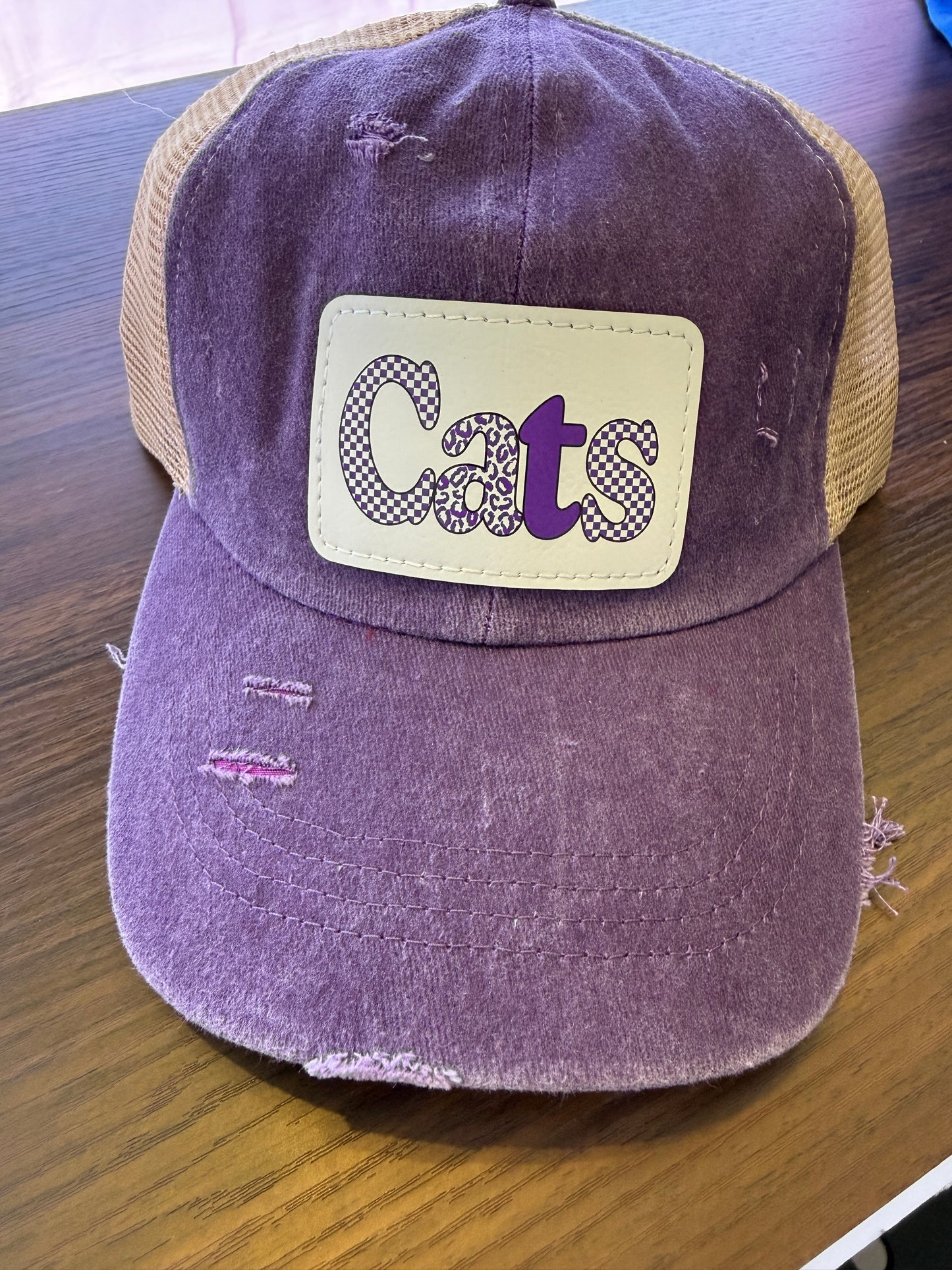 Custom School Pride Women's Ponytail Hat