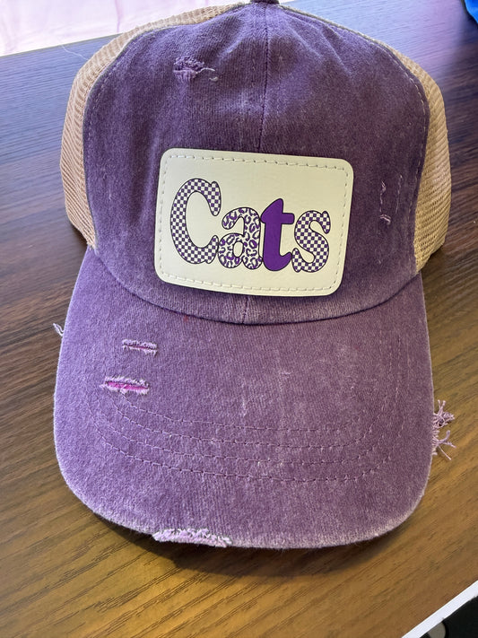 Custom School Pride Women's Ponytail Hat