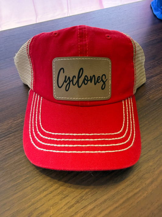 Engraved Cyclones Pride (velcro back)
