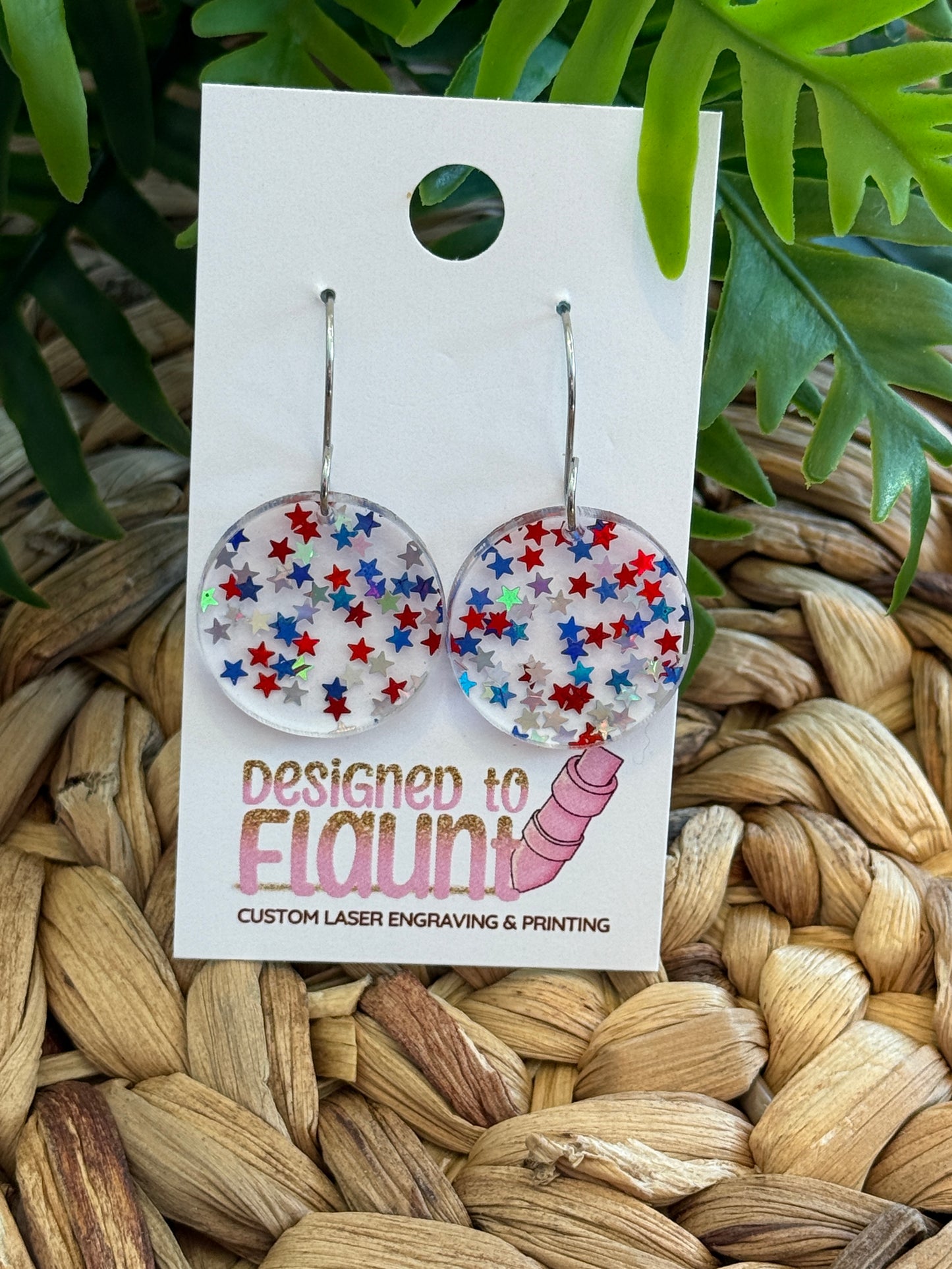 Star Spangled Sparkle Dangle Earrings