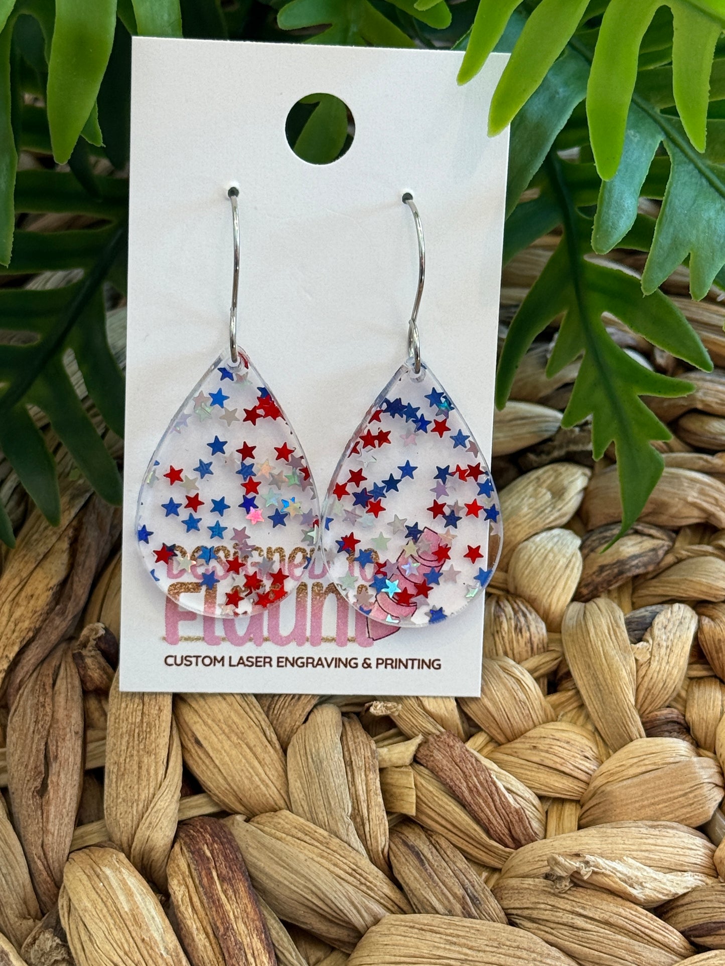 Star Spangled Sparkle Dangle Earrings