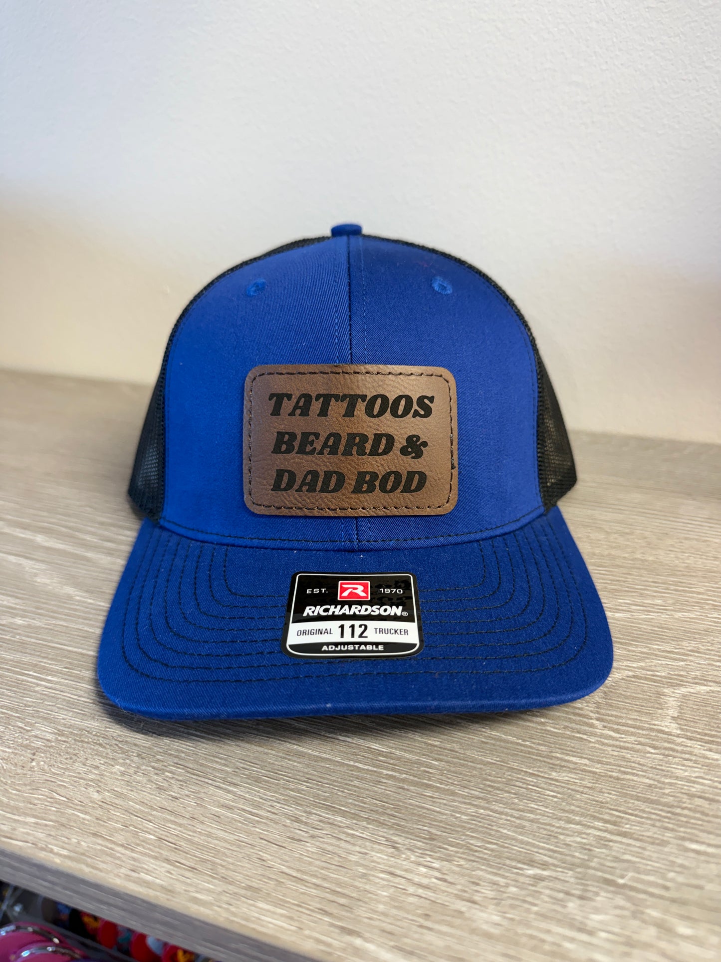Tattoos, Beard & Dad Bod Men's Richardson 112 Trucker Hat