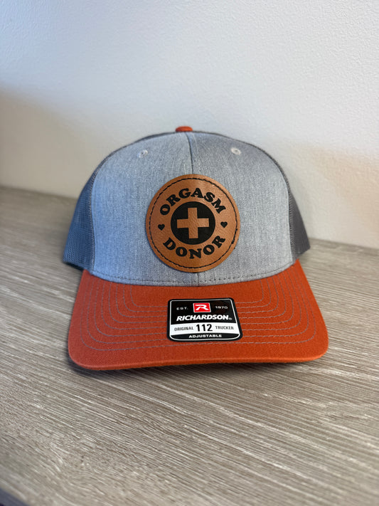 Orgasm Donor Men's Richardson 112 Trucker Hat