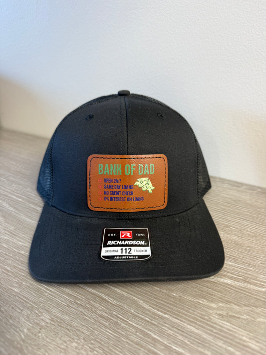 Bank of Dad UV Printed Men's Richardson 112 Trucker Hat