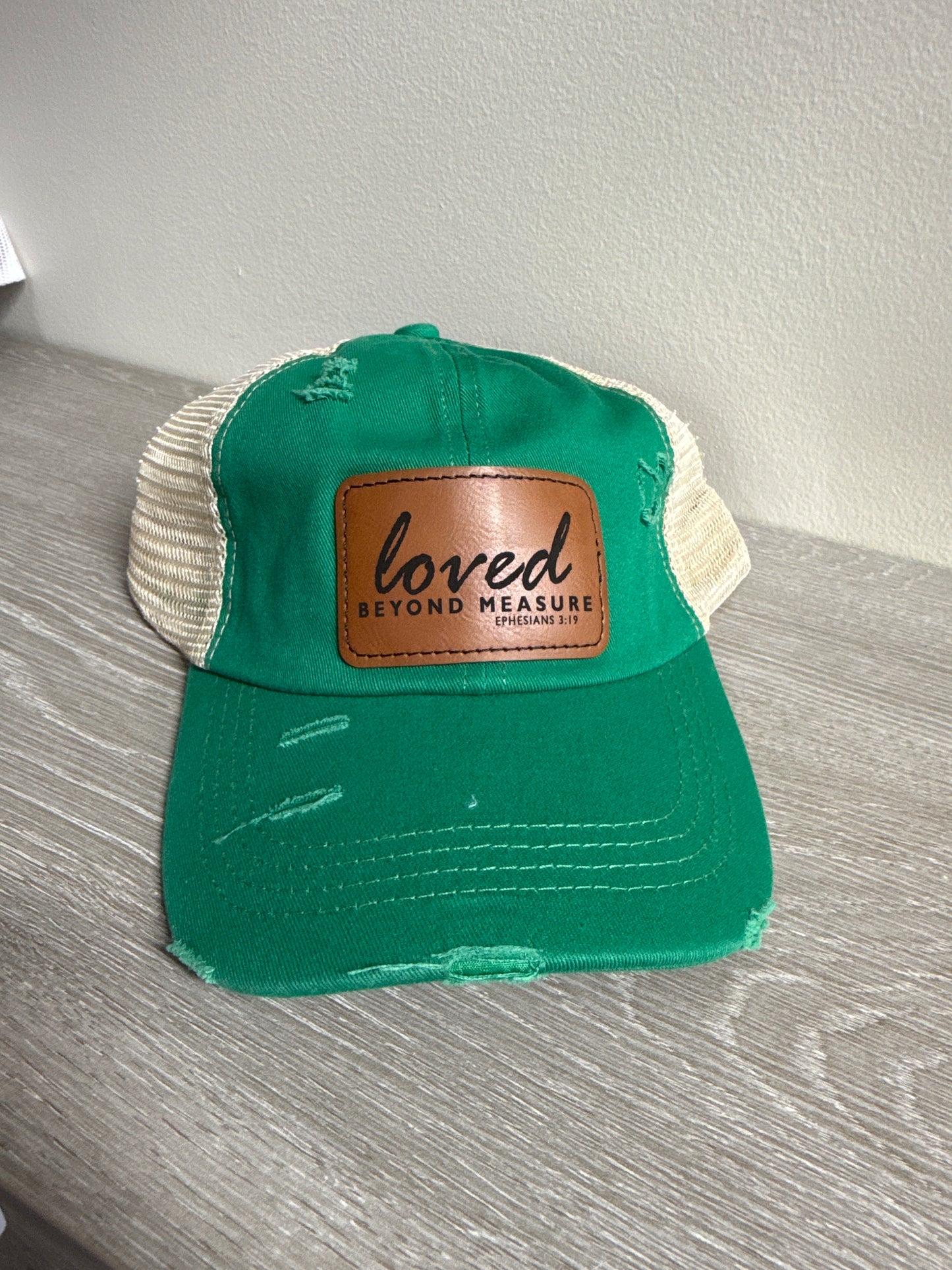 Loved Beyond Measure Women's Ponytail Hat
