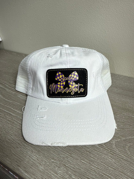 Minnesota Bows Women's Ponytail Hat