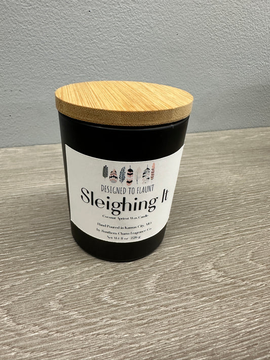Sleighing It Candle