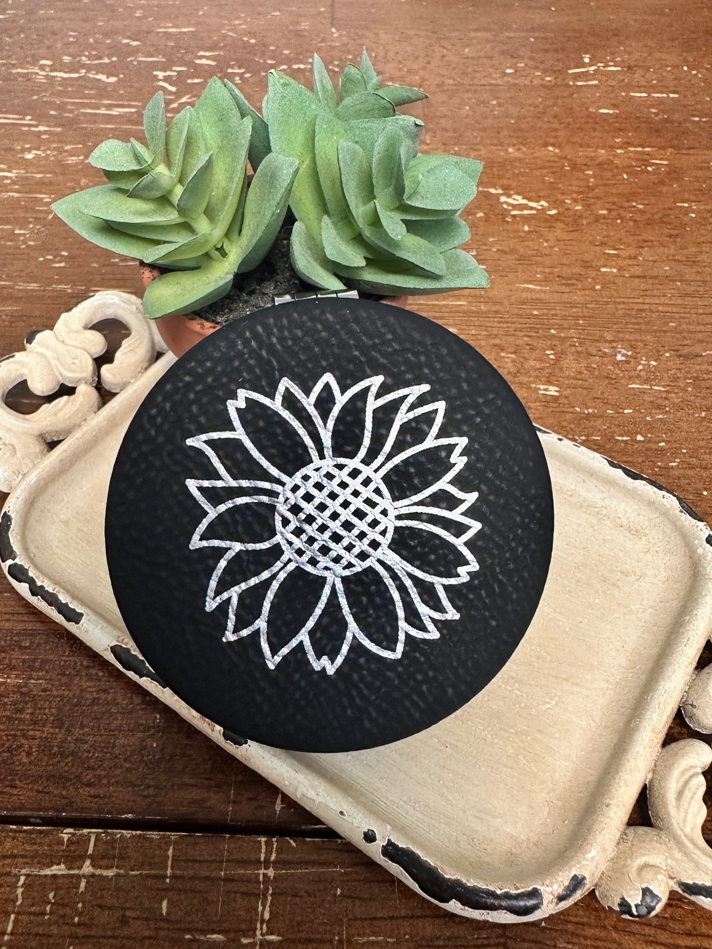 Sunflower Compact Mirror