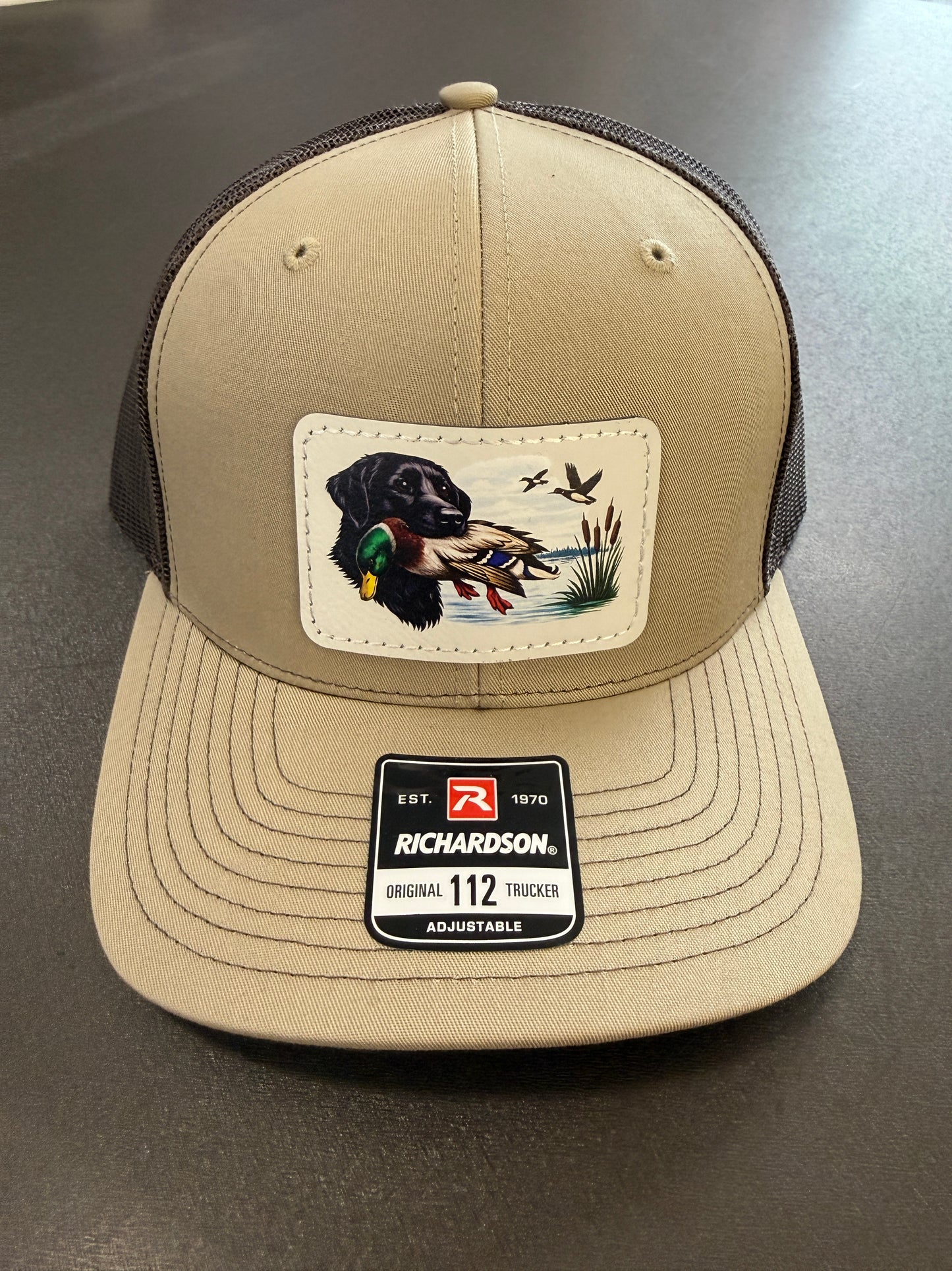 UV Printed Duck Dog Mallard Men's Richardson 112 Trucker Hat