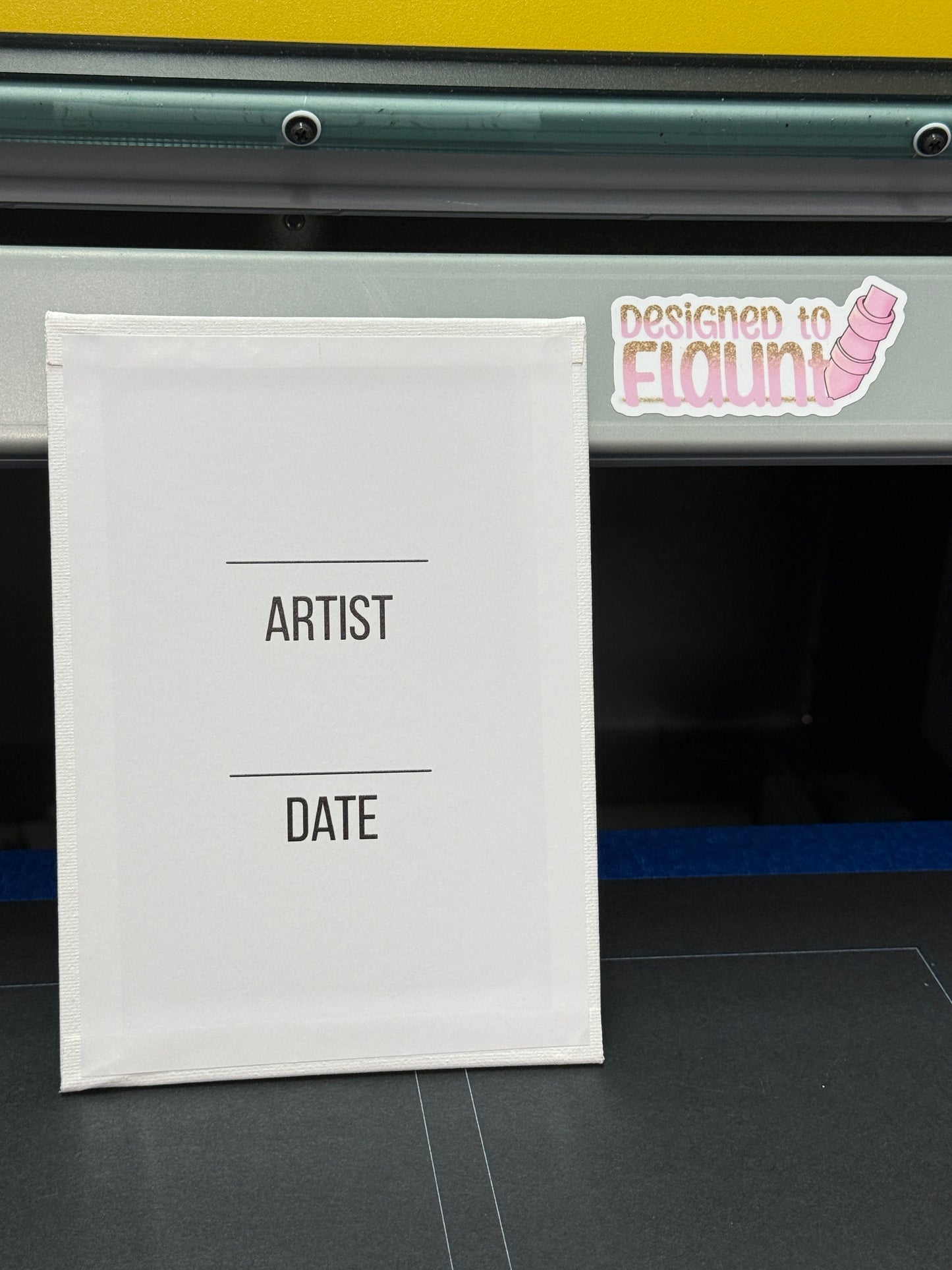 Paint-Your-Own Canvas – Softball Fan
