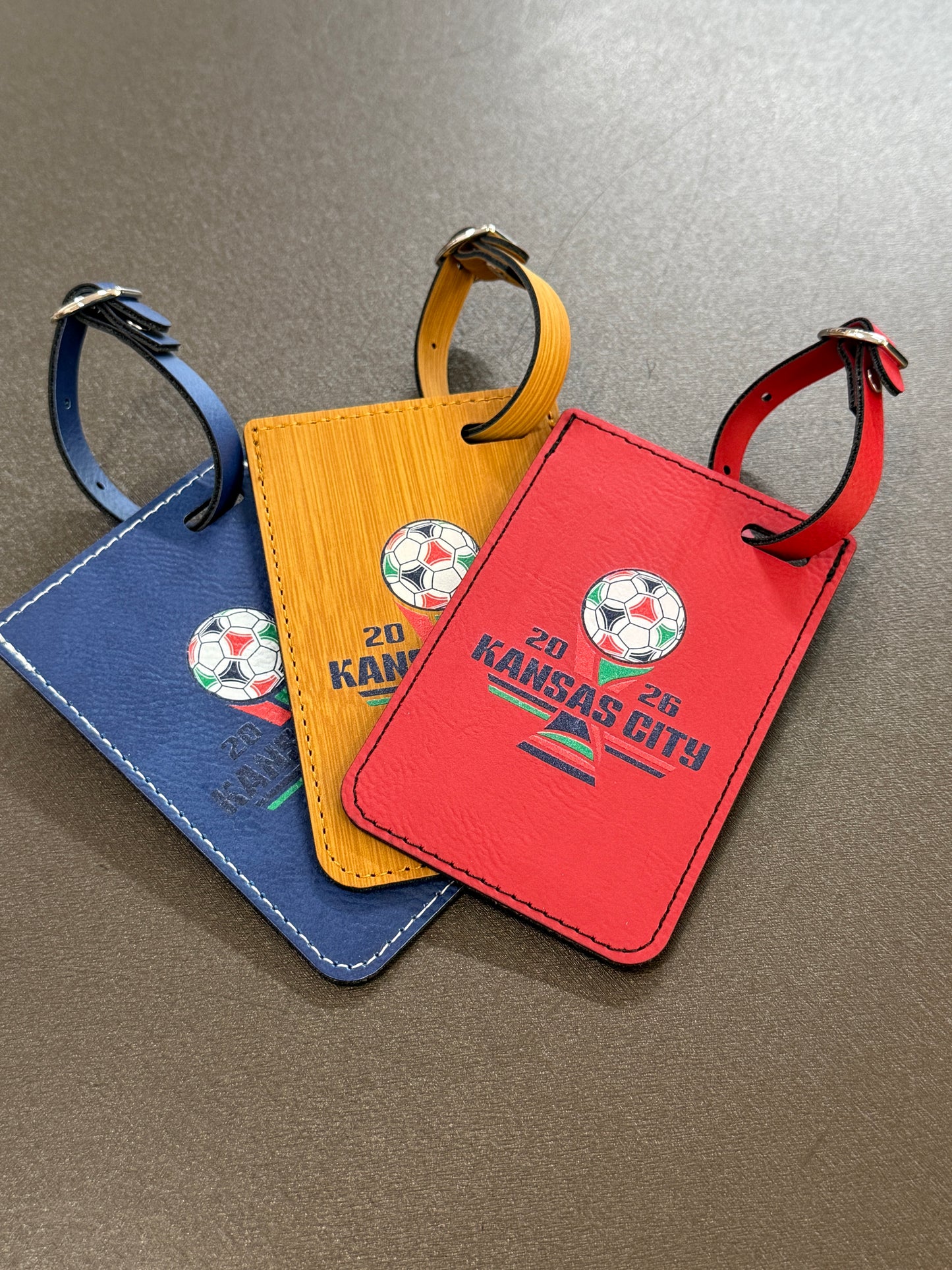UV Printed KC Cup Luggage Tag