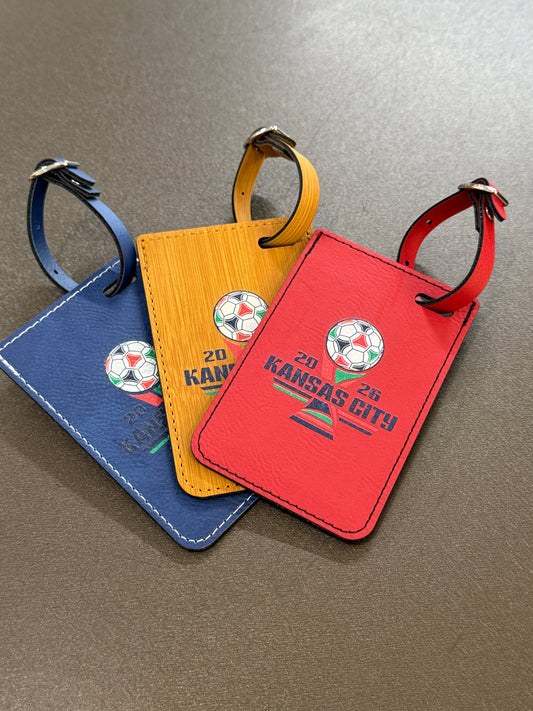 UV Printed KC Cup Luggage Tag