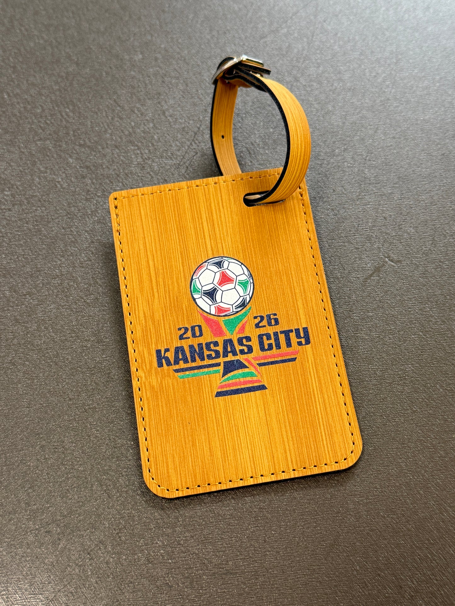 UV Printed KC Cup Luggage Tag