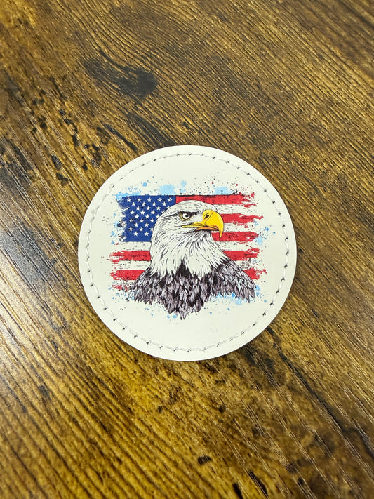 Freedom Eagle Leatherette Patch
