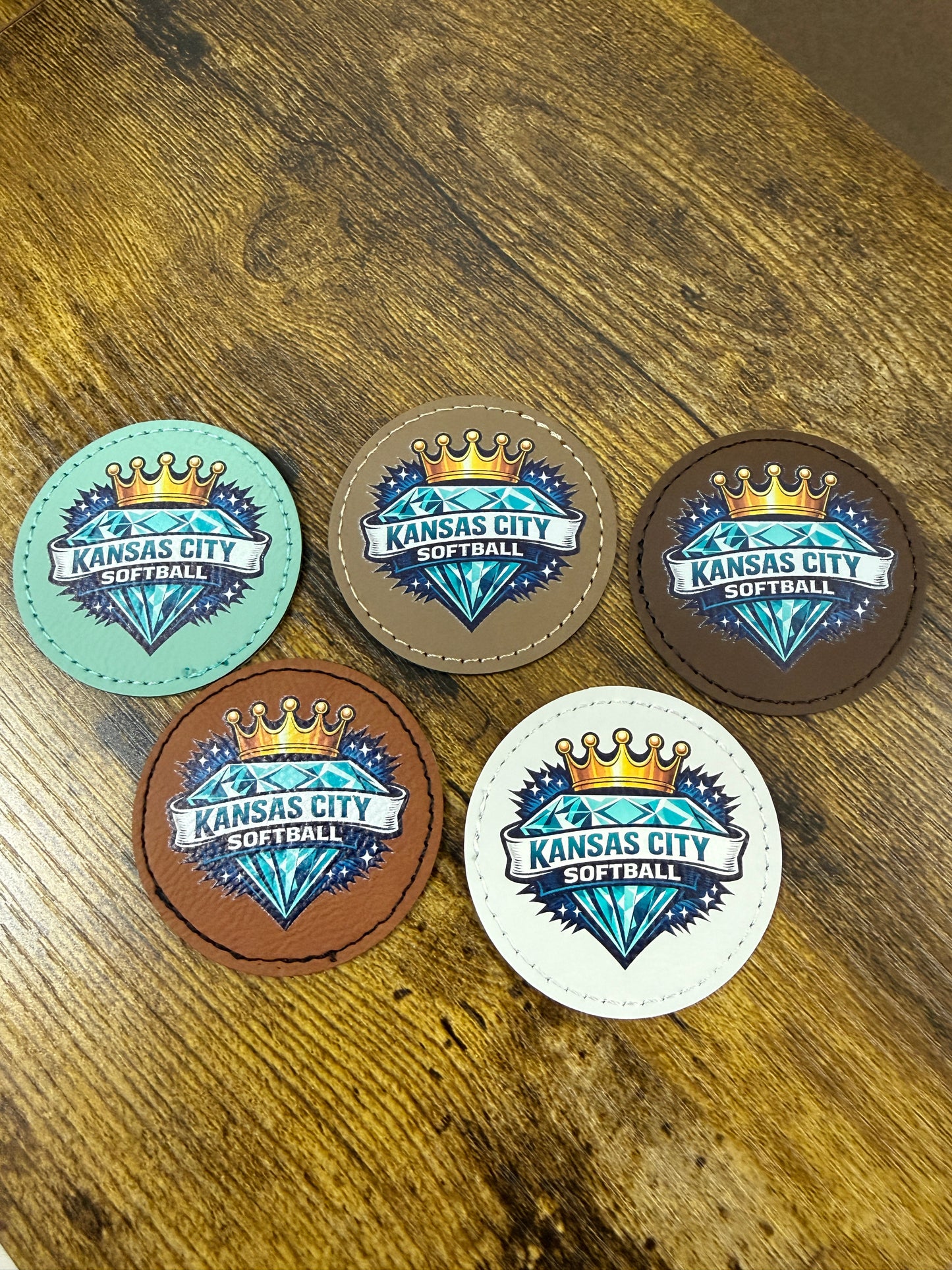 Kansas City Softball Leatherette Patch