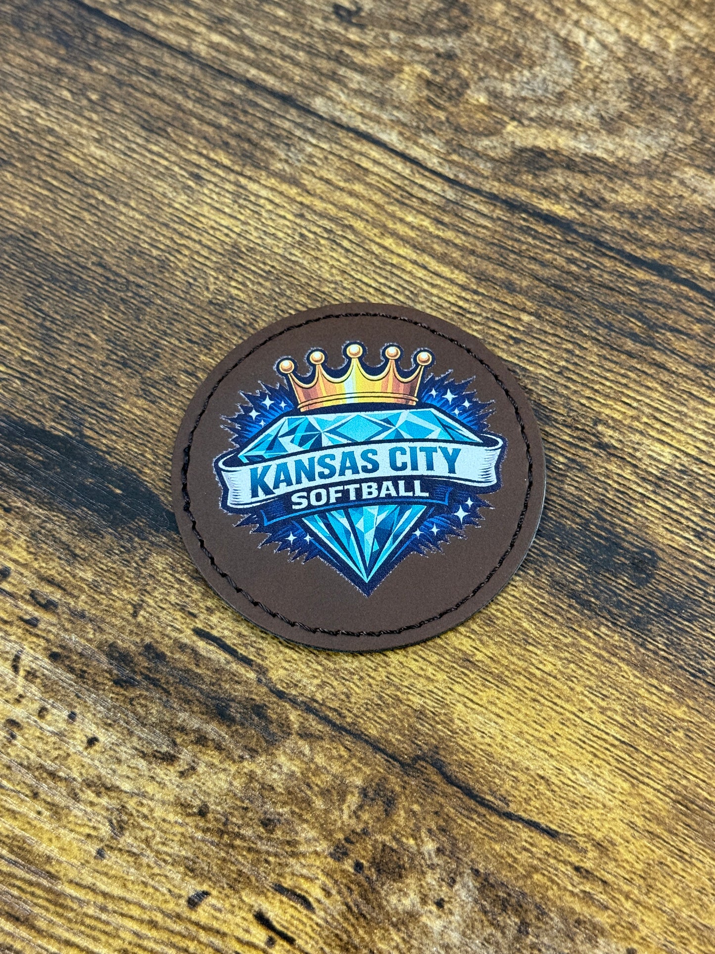 Kansas City Softball Leatherette Patch