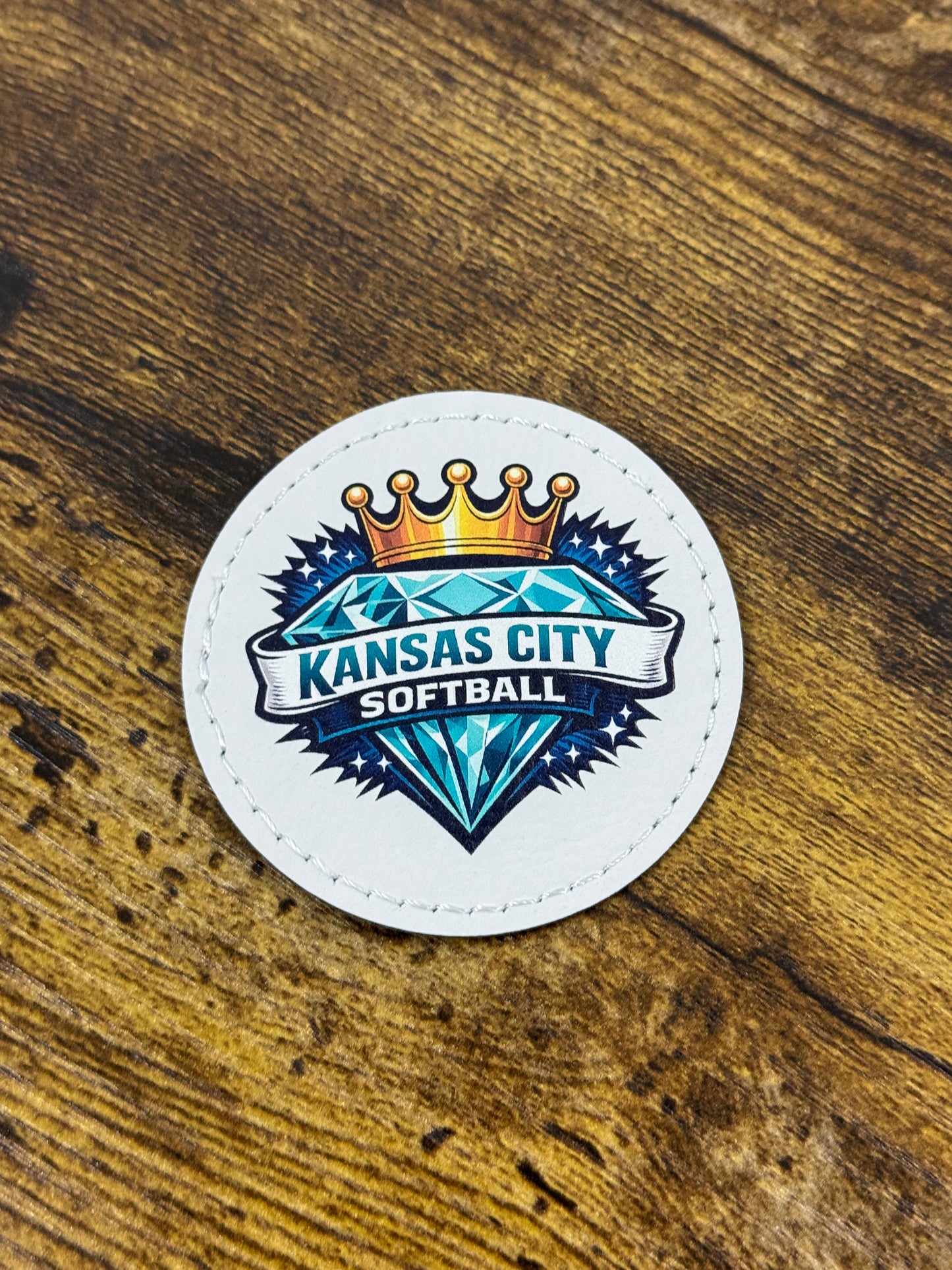 Kansas City Softball Leatherette Patch