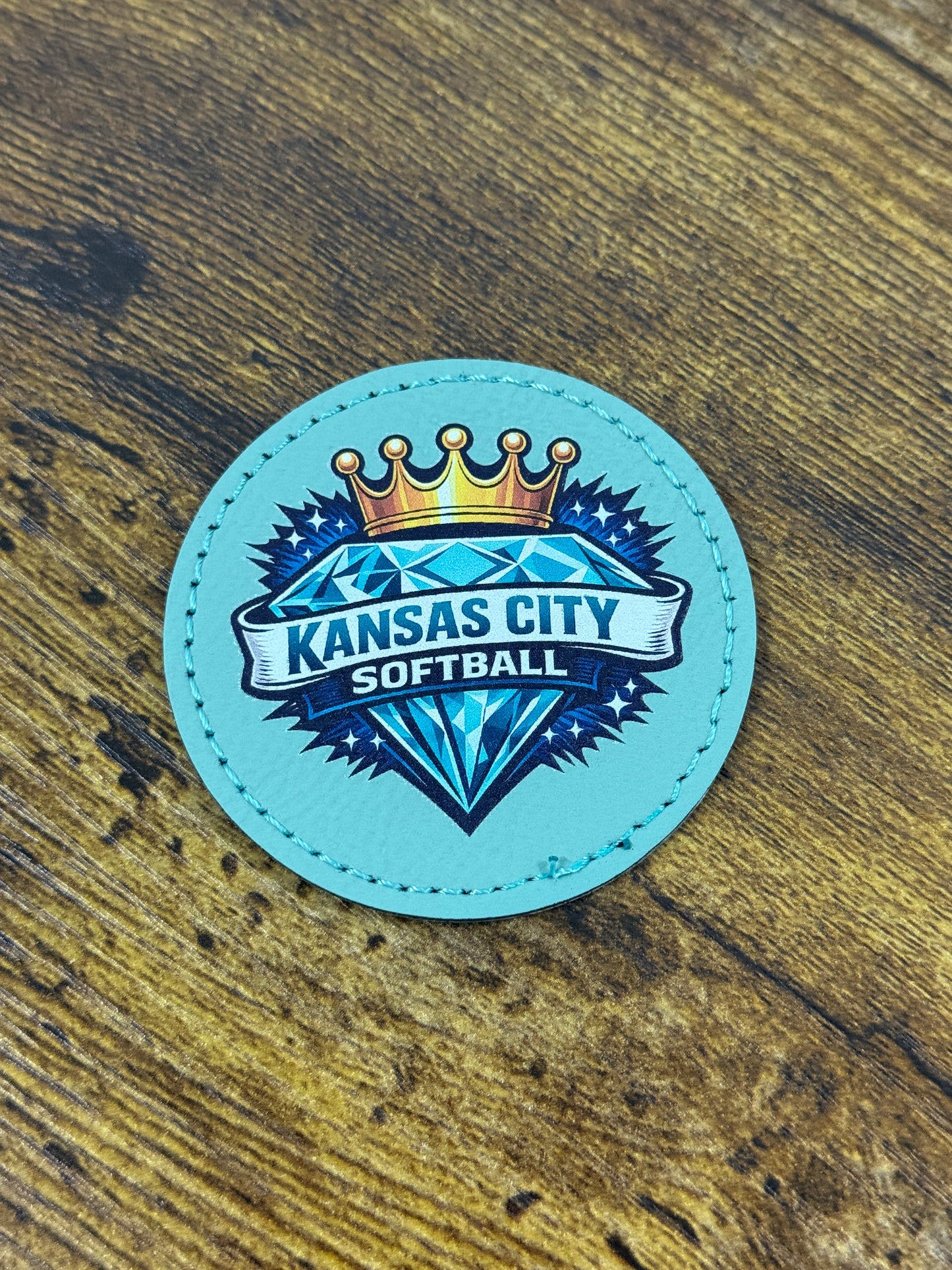 Kansas City Softball Leatherette Patch