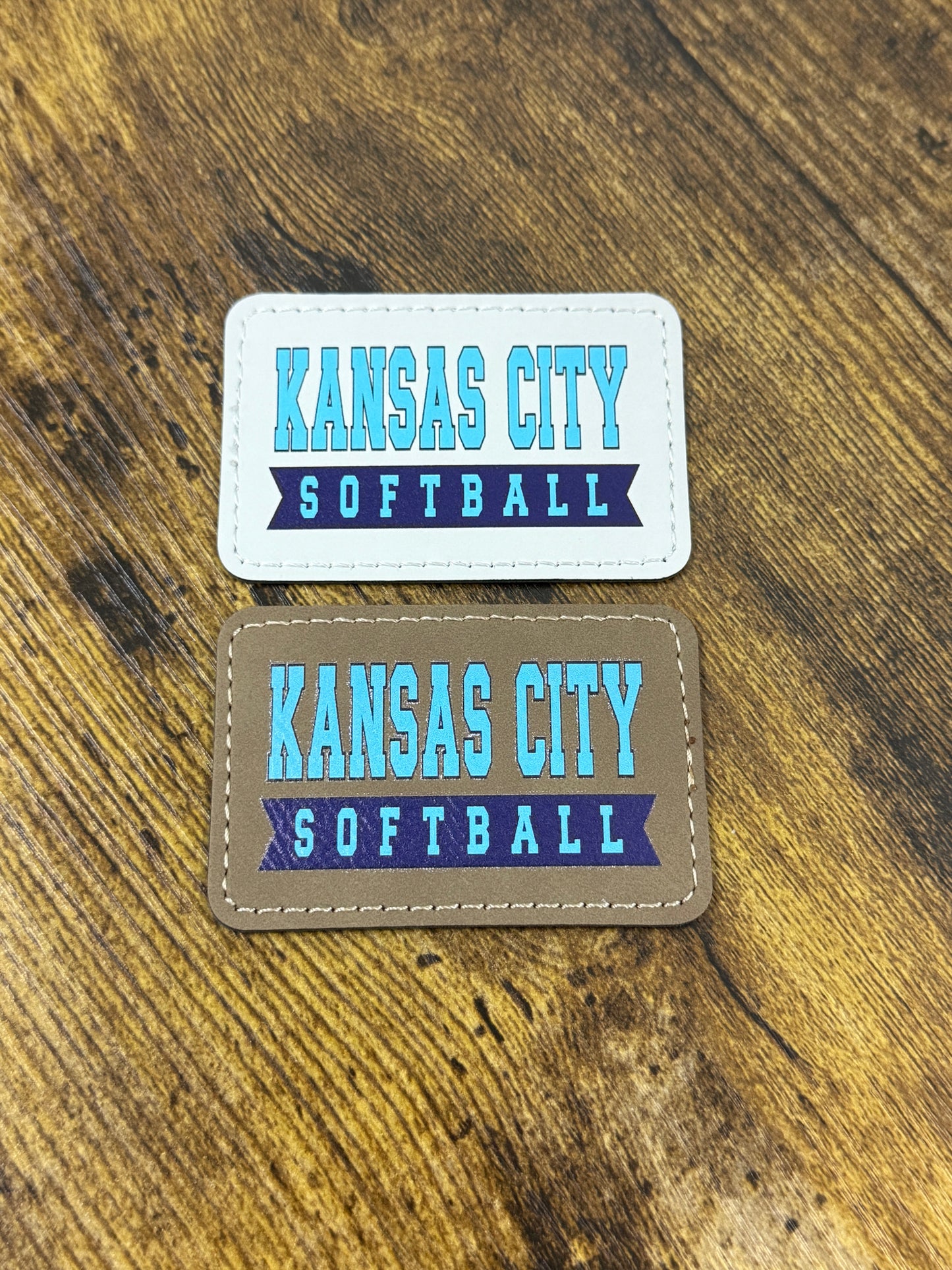 KC Hometown Softball Leatherette Patch