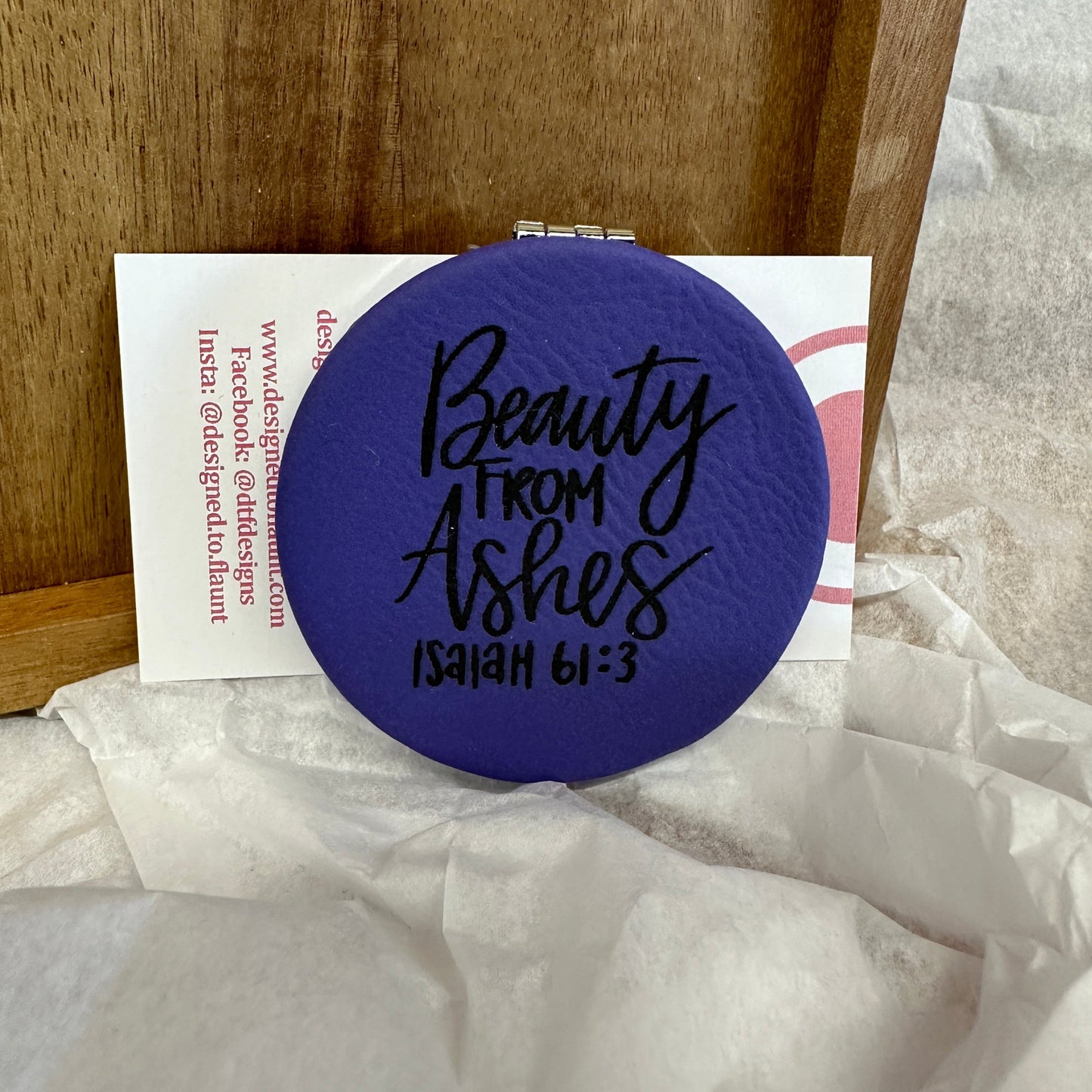 Beauty From Ashes Compact Mirror