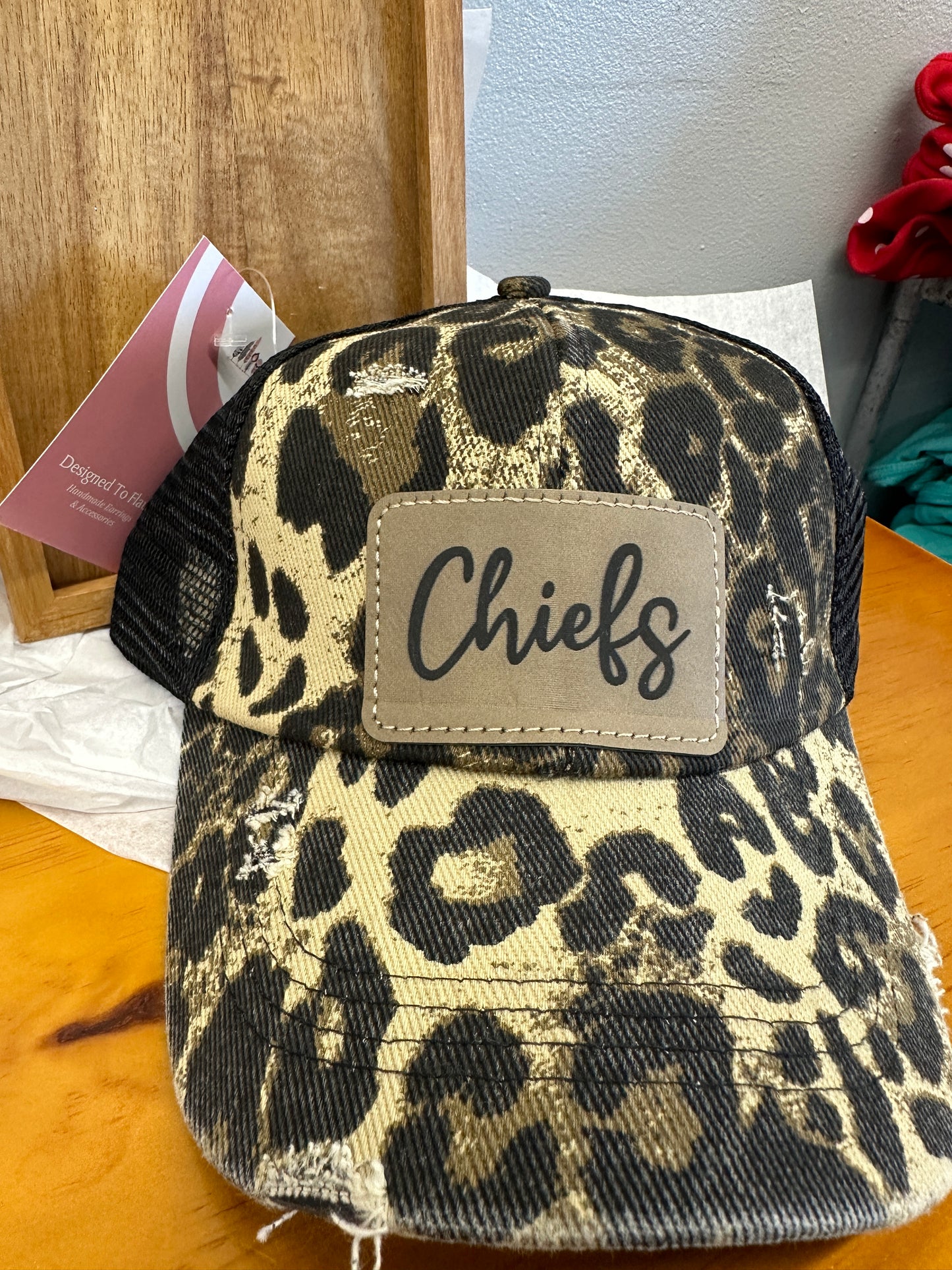 Chiefs Cursive Criss Cross Hat