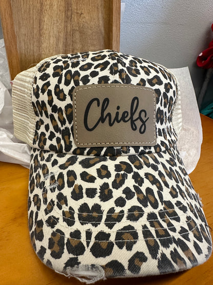 Chiefs Cursive Criss Cross Hat