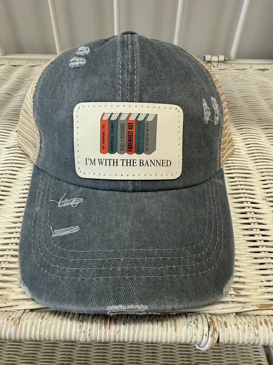 UV Printed "With the Banned" Women's Criss Cross Hat